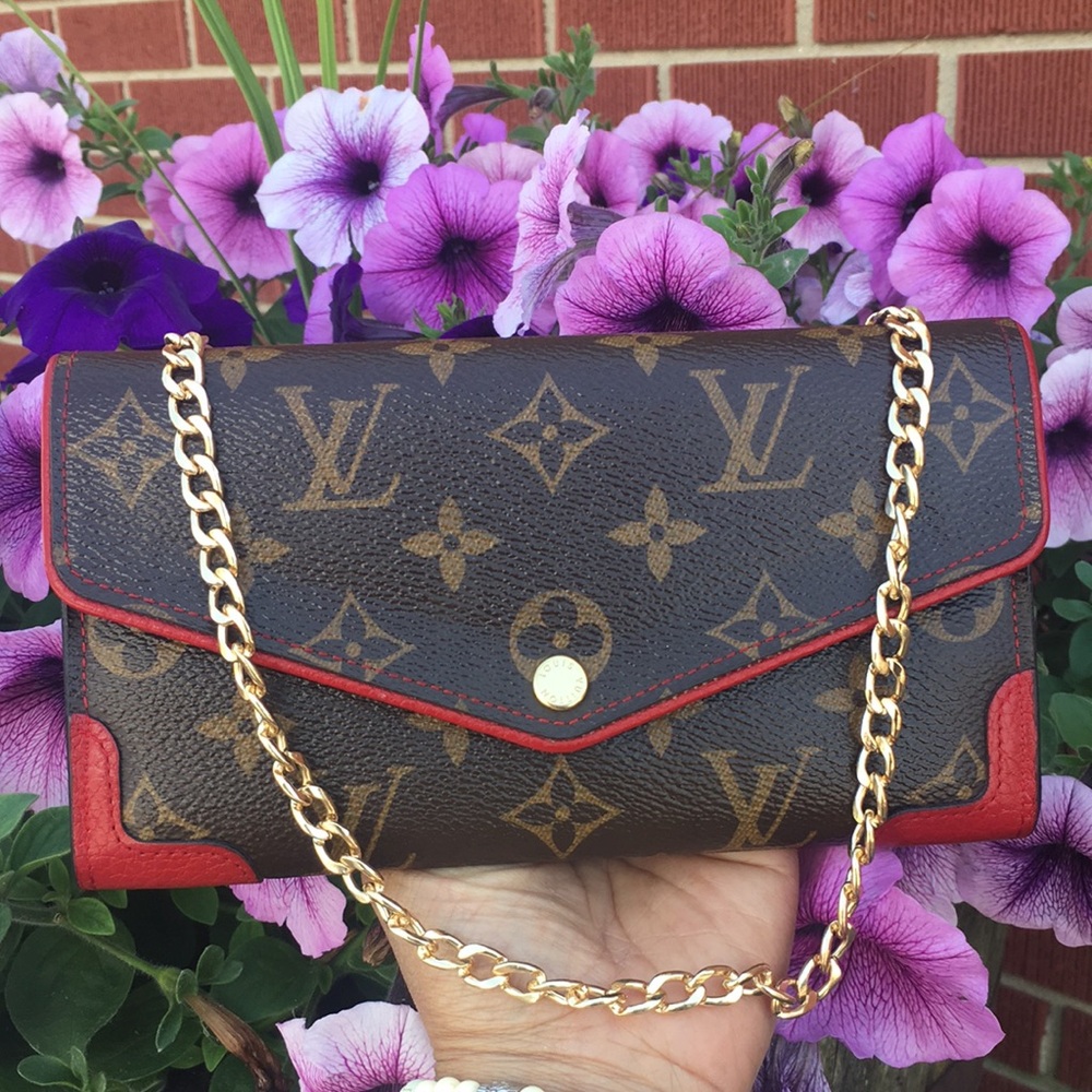 Auth Louis Vuitton Retiro Sarah Wallet